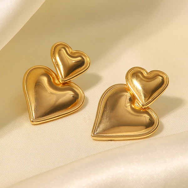 Heart Chunky Earrings