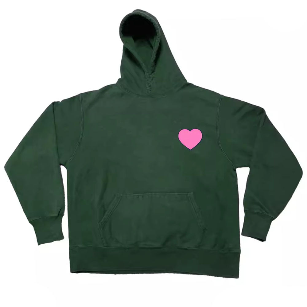 Heart Print Hoodie