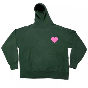 Heart Print Hoodie