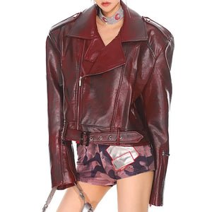 Model Behavior 90s Style Moto Jacket
