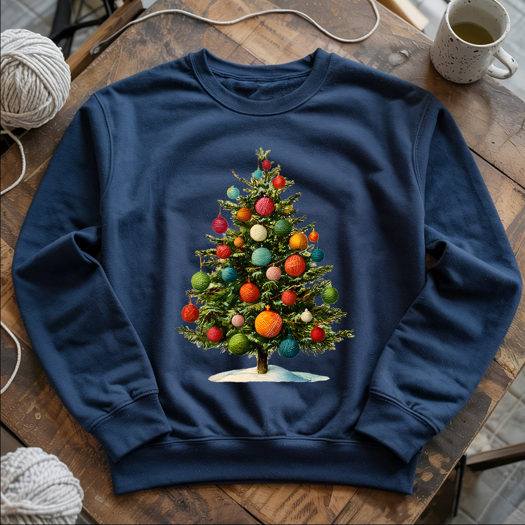 Yarn Christmas Tree Sweatshirt