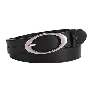 Oval Buckle Belt