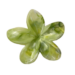 Pastel Tropical Flower Hair Claw