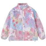 Pastel Unicorn Fleece Jacket