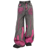 Teenage Crush Graffiti Baggy Jeans
