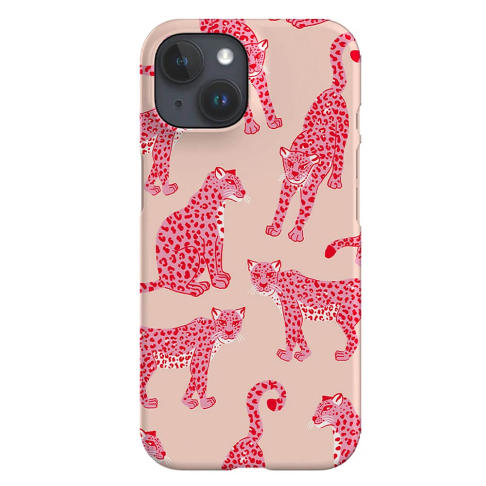 Pink Leopard Pattern iPhone Case