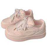 Self Made Skater Sneakers in Pink