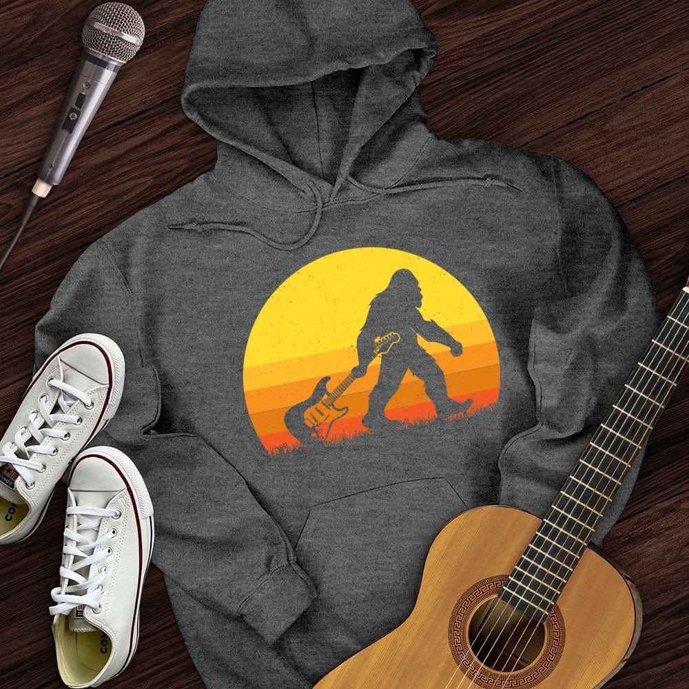 Bigfoot Dragging Guitar Hoodie