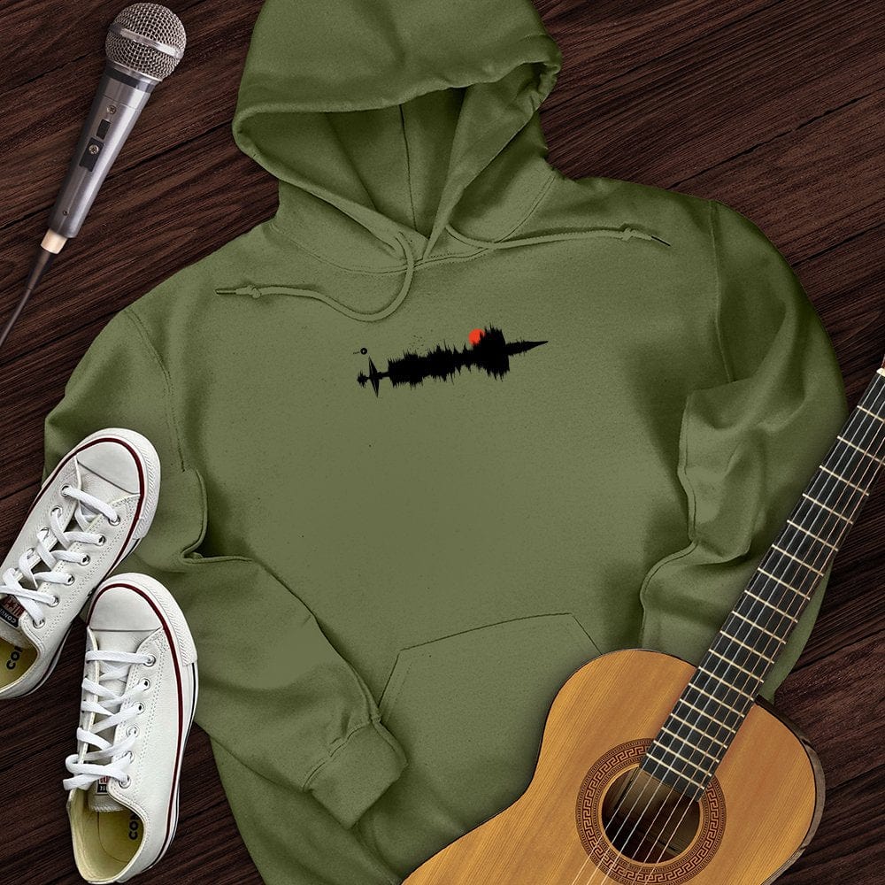 Beach Sound Waves Hoodie