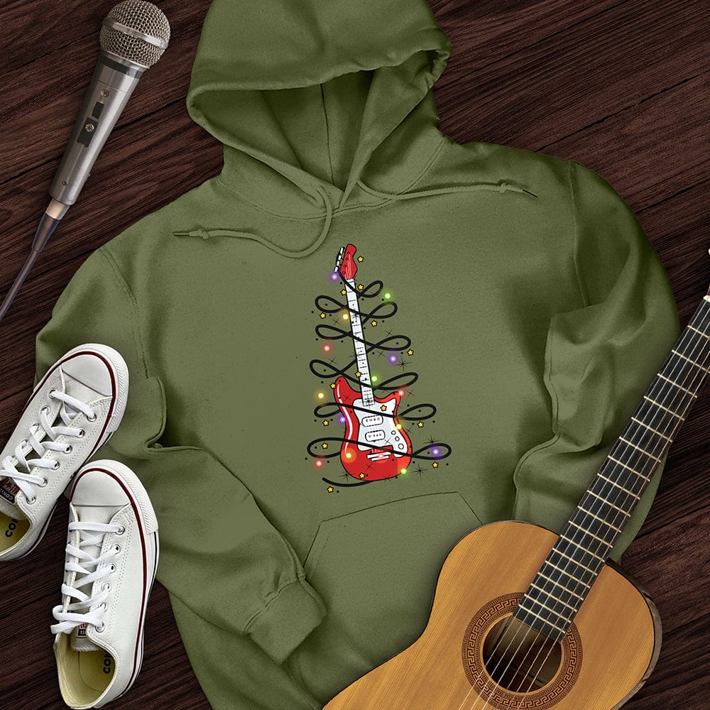 Guitar Christmas Lights Hoodie