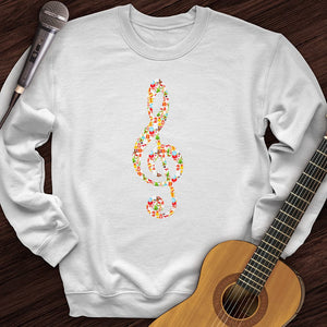 Christmas Treble Clef Crewneck
