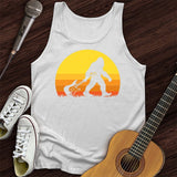 Bigfoot Dragging Guitar Tank Top