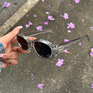 Dark Mirage Slim Cat Eye Sunglasses