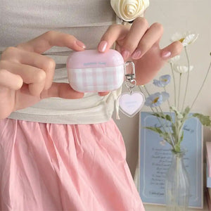 Soft Girl Plaid Airpods Case