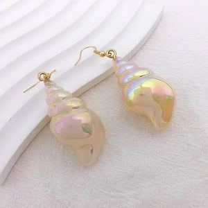 Spiral Shell Earrings