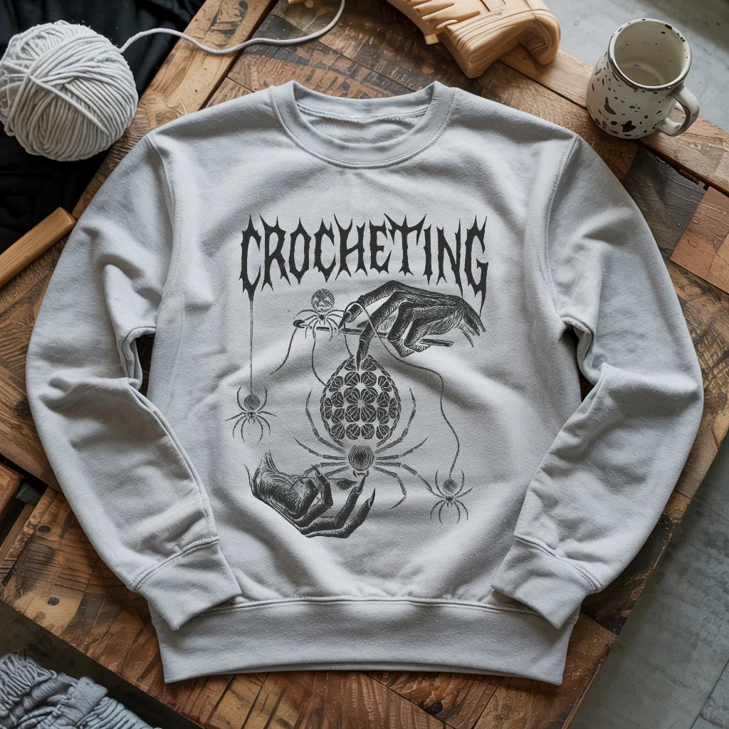 Gothic Crocheter Sweatshirt