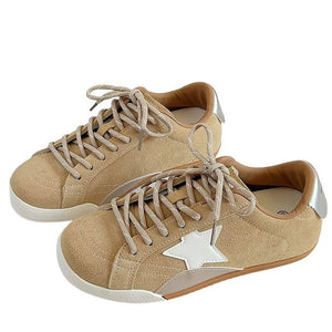 Star Patch Aesthetic Sneakers