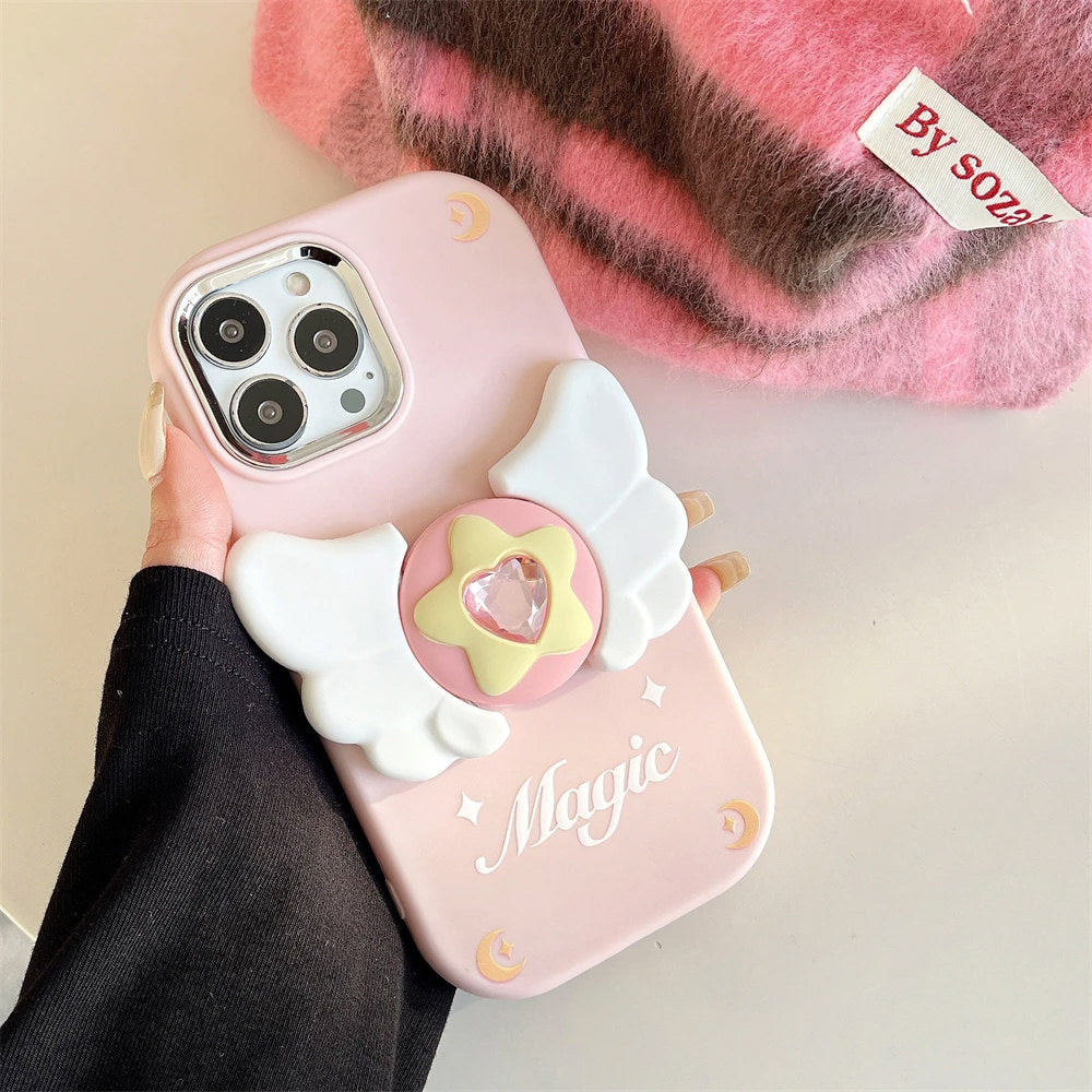 Star Angel Wings iPhone Case