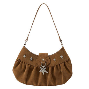 Star Charm Dumpling Shoulder Bag