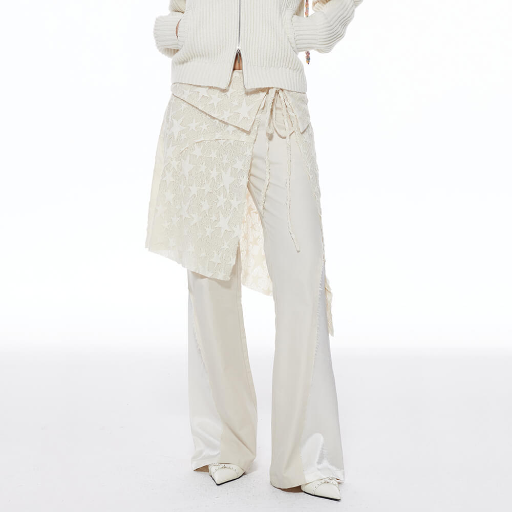 Star Girl Overlay Wrap Skirt Belt