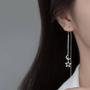 Sun & Moon Dangle Earrings