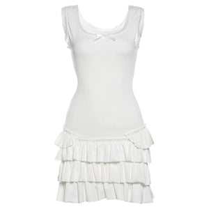Swan Balletcore Mini Dress