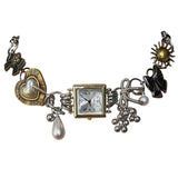 Vintage Clock Charm Choker