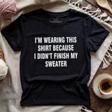 Wearing This T-shirt