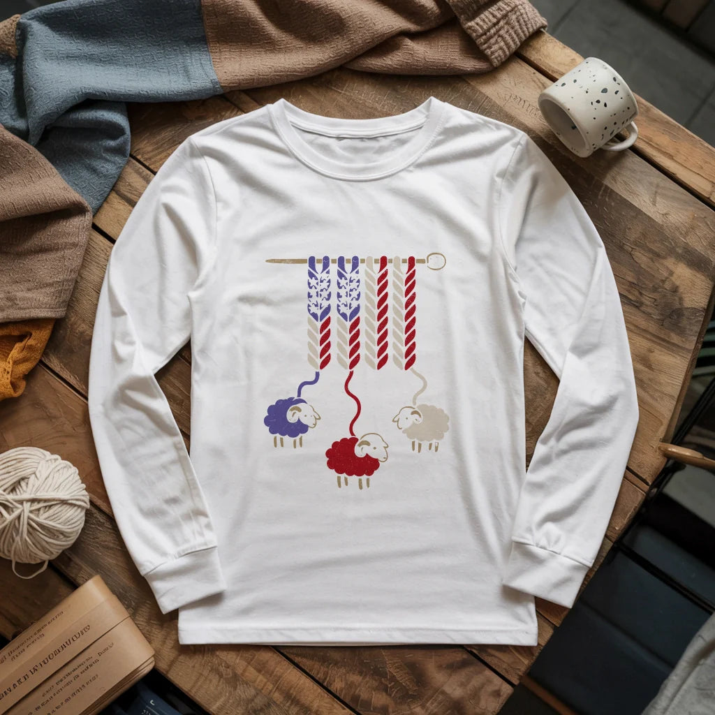 America Wool Long Sleeve T-shirt