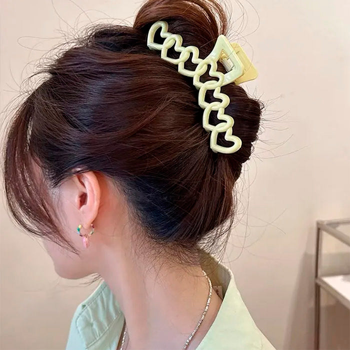 Y2K Hearts Hair Claw