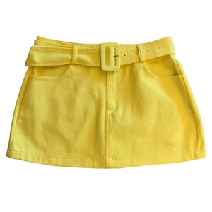 Lemon Sorbet Y2K Mini Skirt